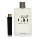 Acqua Di Gio Cologne 0.27 oz Travel Spray