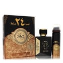 Ard Al Zaafaran Oud 24 Hours Cologne 3.4 oz Eau De Parfum Spray + 1.7oz Perfumed Spray (Unisex)