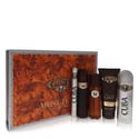 Cuba Gold Cologne -- Gift Set - 3.3 oz Eau De Toilette Spray + 3.3 oz After Shave Spray + 6.7 oz Body Deodorant Spray + 6.7 oz Shower Gel +  1.17 oz EDT Spray
