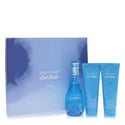 Cool Water Perfume -- Gift Set - 3.4 oz Eau De Toilette Spray + 2.5 oz Body Lotion + 2.5 oz Shower Gel