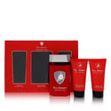 Lamborghini Sportivo Cologne -- Gift Set - 4.2 oz Eau De Toilette Spray + 3.4 oz Shower Gel + 3.4 oz After Shave Balm