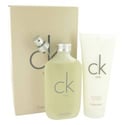 Ck One Perfume -- Gift Set - 6.7 oz Eau De Toilette Spray + 6.7 oz Body Moisturizer