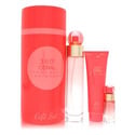 Perry Ellis 360 Coral Perfume -- Gift Set - 3.4 oz Eau de Parfum Spray + .25 oz Mini EDP Spray + 3 oz Shower Gel