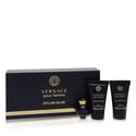 Versace Pour Femme Dylan Blue Perfume -- Gift Set - 0.17 oz Mini EDP + 0.8 oz Body Lotion + 0.8 oz Shower Gel