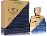 Al Haramain Gold Crystal Sapphire Cologne by Al Haramain