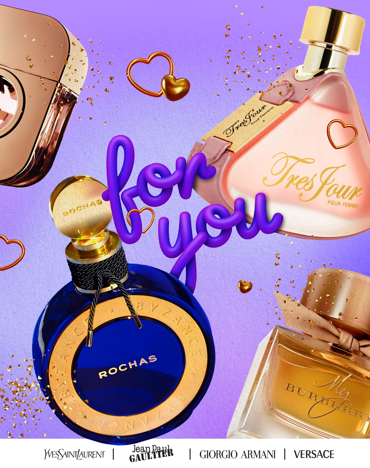 Hearts and sparkles float around popular fragrances during Valentine's Day deals