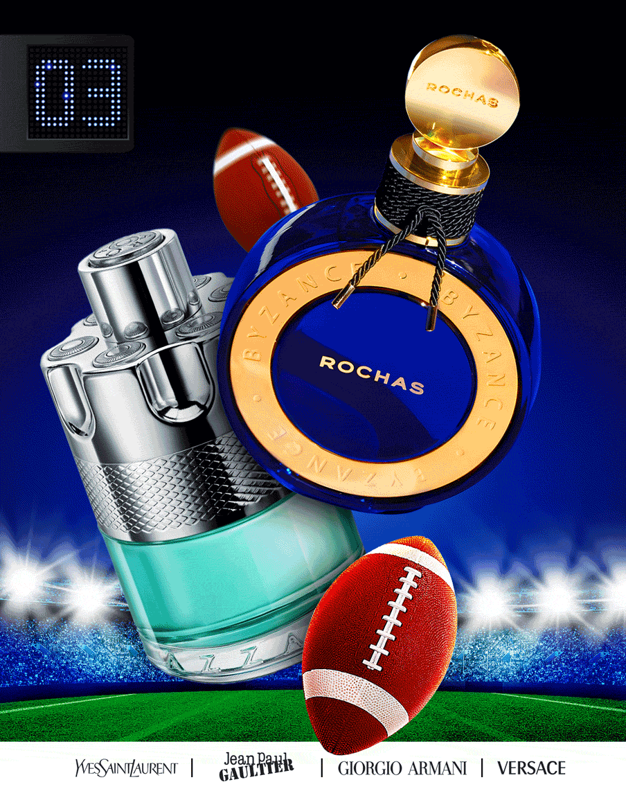 Stadium lights countdown to savings on best selling fragrances