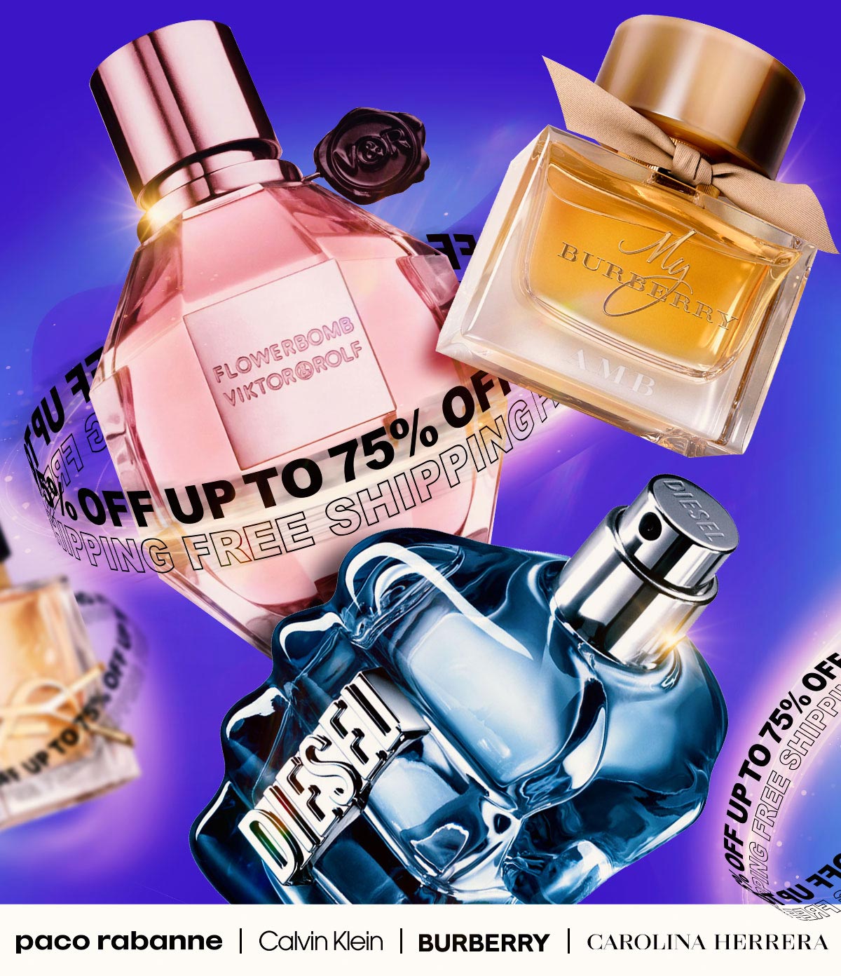 An assortment of best-selling scents floats through the air during limited savings