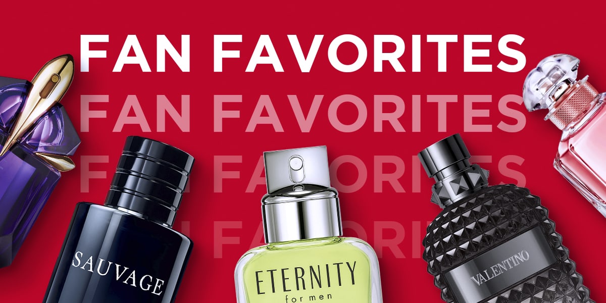 Best-selling fragrances on display