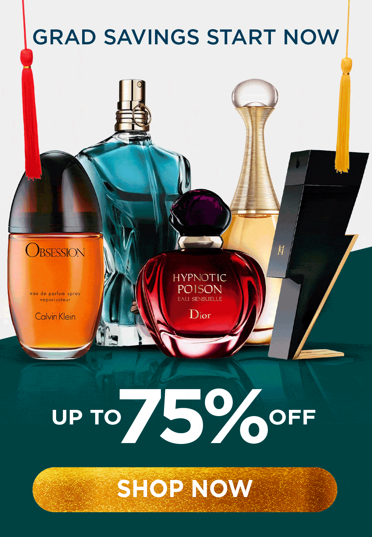 Popular Fragrances for Grad Gifts on Display