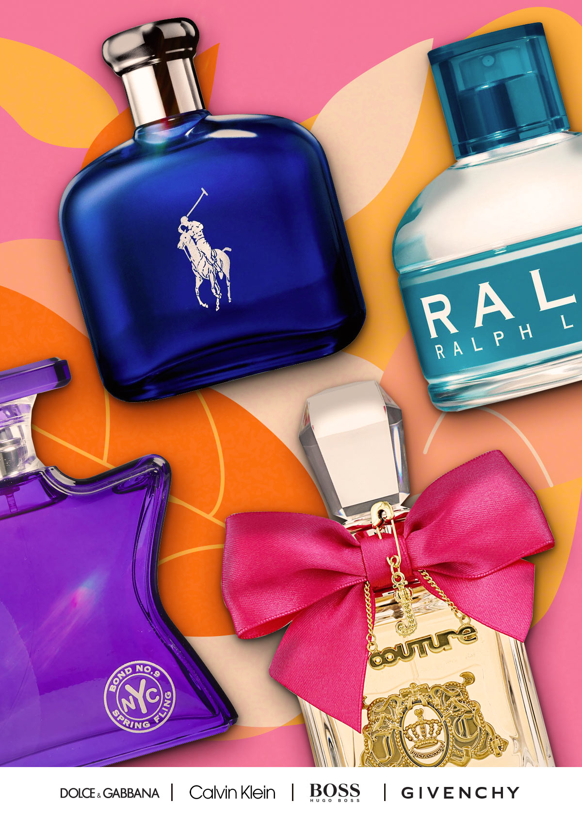 Popular scents on a retro fall background during autumn deals