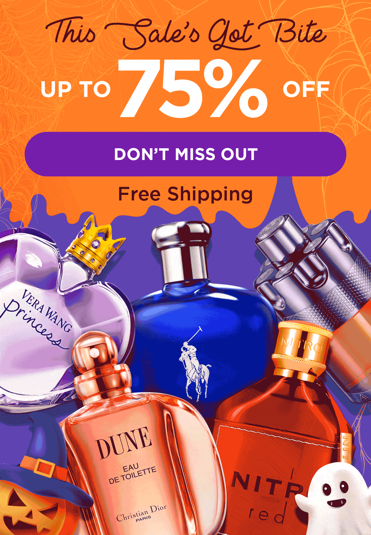 This Sale's Got Bite. Up to 75% Off.