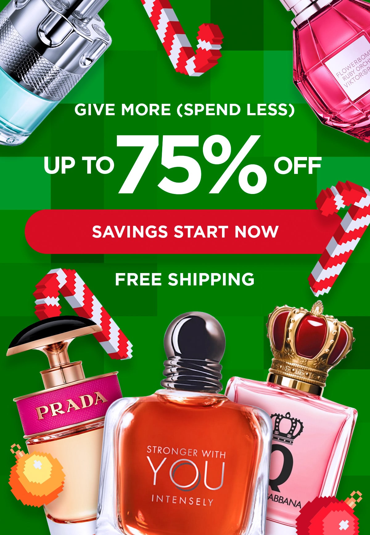 Give More (Spend Less). Up to 75% Off. Free Shipping