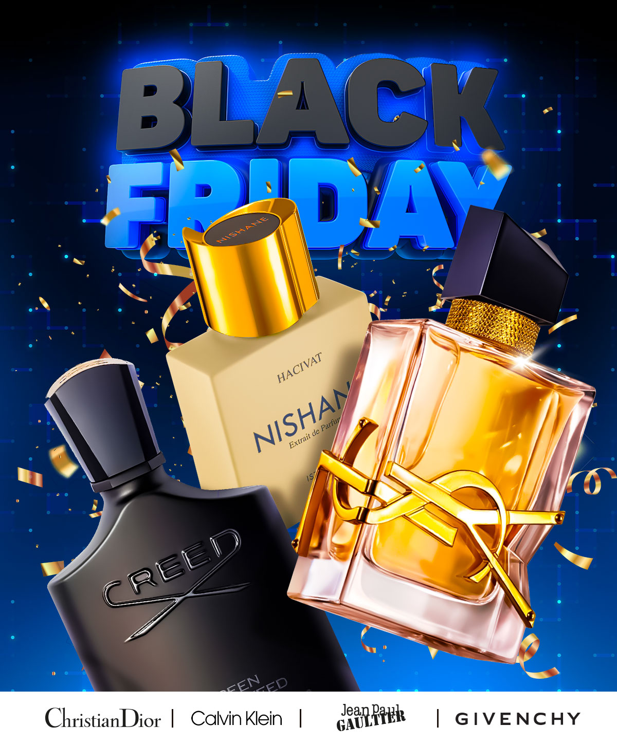 Top fragrances fall with confetti during Black Friday event