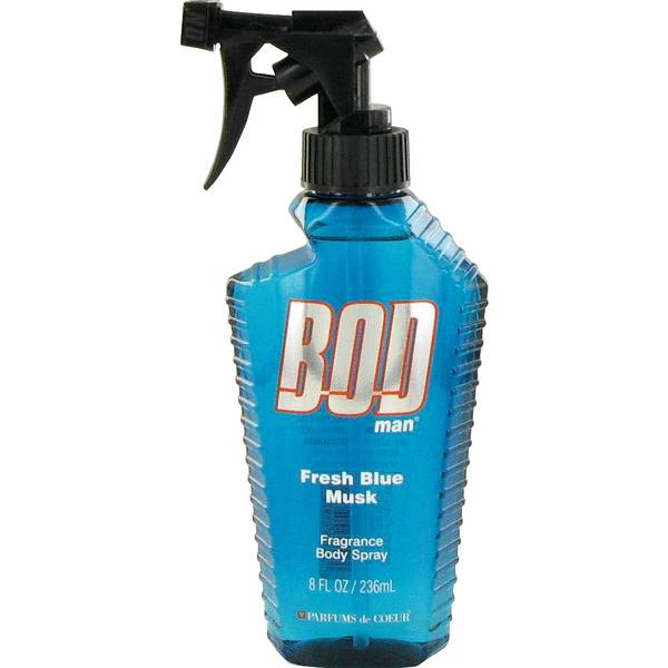 Cologne in best sale blue body bottle