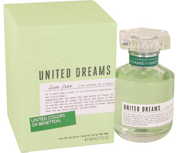 United Dreams Live Free by Benetton - Buy online | Perfume.com