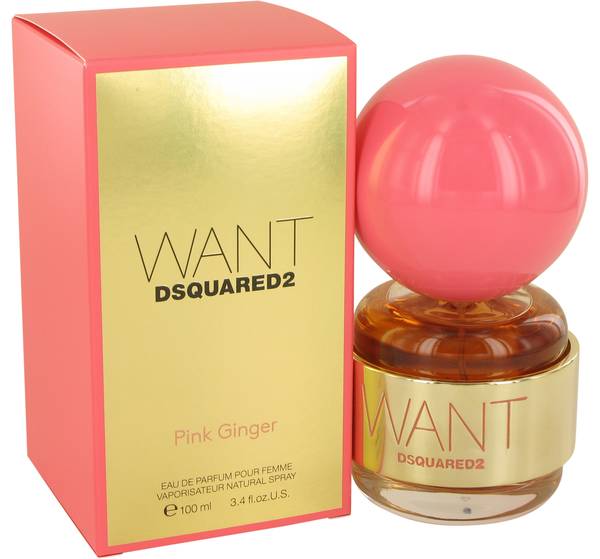 dsquared parfum want pink ginger