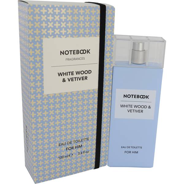 Notebook White Wood & Vetiver Cologne by Selectiva SPA