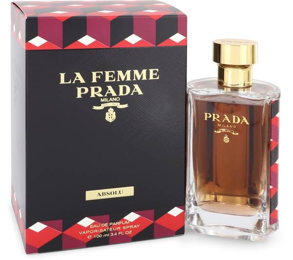 Prada La Femme Intense Eau De Parfum Spray For Women, 3.4 Ounce