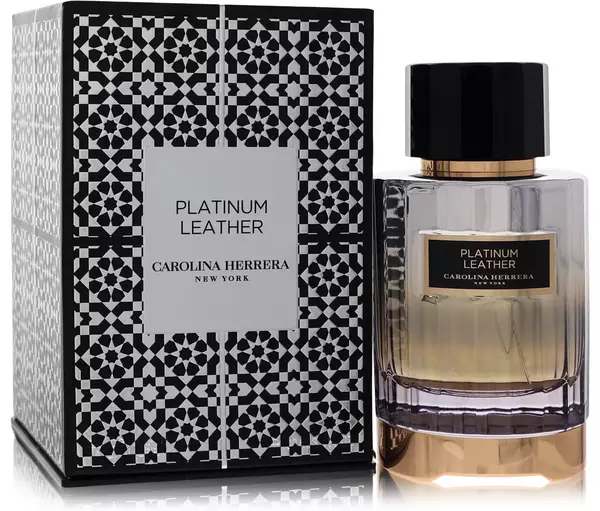 Platinum Leather Carolina Herrera
