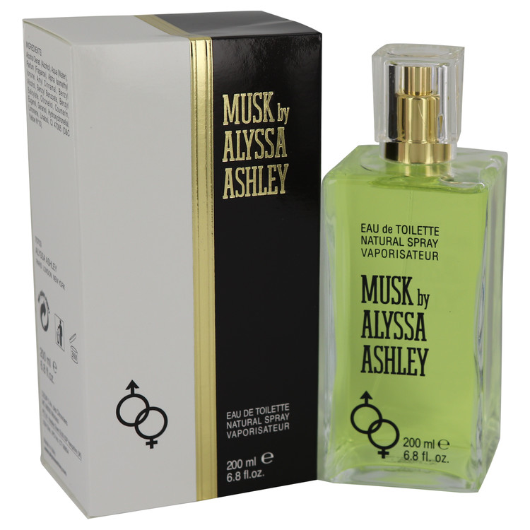 Alyssa Ashley Musk Perfume by Houbigant - 6.8 oz Eau De Toilette Spray