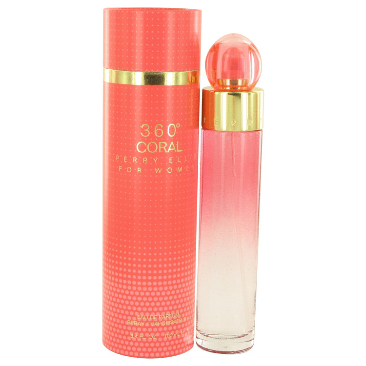 Perry Ellis 360 Coral Perfume by Perry Ellis - 3.4 oz Eau De Parfum Spray