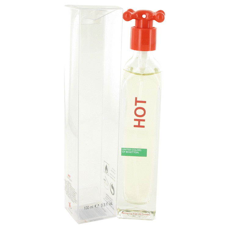 Hot Perfume by Benetton - 3.4 oz Eau De Toilette Spray (Unisex)