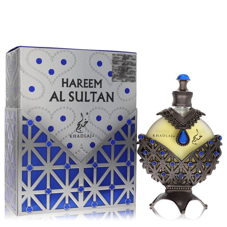 KHADLAJ Hareem Al Sultan Silver Parfümöl, 35 Ml – Arabischer Duft Für Frauen, Mit Bergamotte, Rose & Moschus
