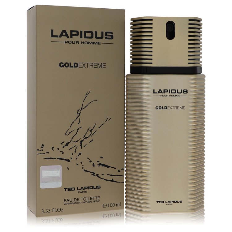 Coffret Parfum Ted Lapidus Extrême Gold Pour Homme – 150 Ml, Neuf Sous Cellophane, Origine France