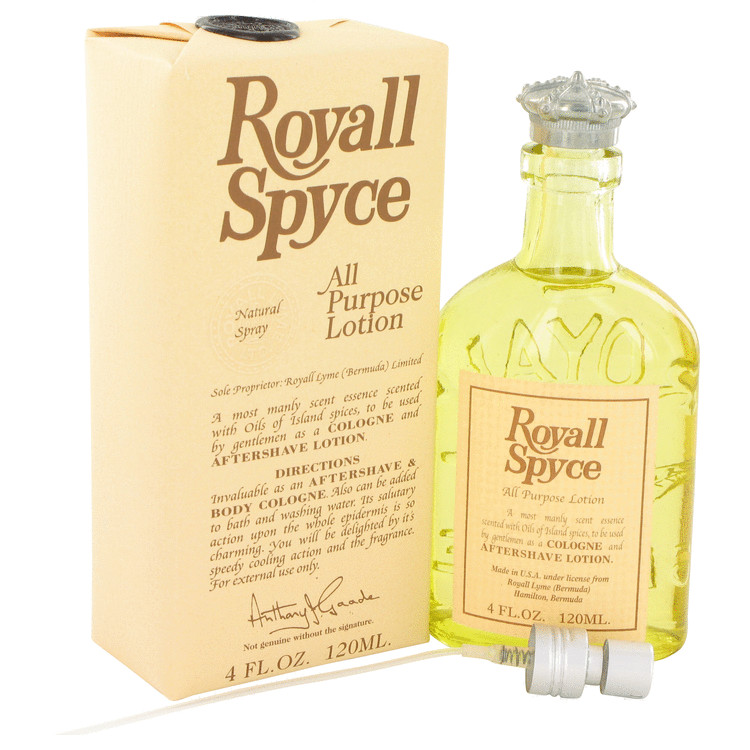 Royall Spyce by Royall Fragrances, 4oz All Purpose Lotion Spray men