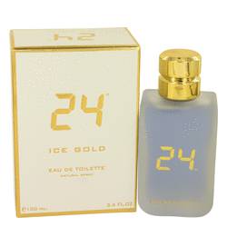 24 Ice Gold Cologne 3.4 oz Eau De Toilette Spray