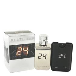 24 Platinum The Fragrance Cologne 3.4 oz Eau De Toilette Spray + 0.8 oz Mini Pocket Spray