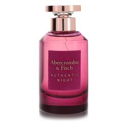 Abercrombie & Fitch Authentic Night Perfume 3.4 oz Eau De Parfum Spray (Unboxed)