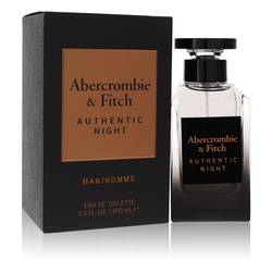 Abercrombie & Fitch Authentic Night Cologne 3.4 oz Eau De Toilette Spray