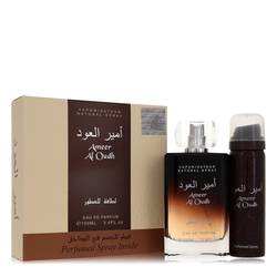 Ameer Al Oudh Cologne -- Gift Set - 3.4 oz Eau De Parfum Spray + 1.7 oz Perfumed Spray