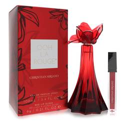 Christian Siriano Ooh La Rouge Perfume 3.4 oz Eau De Parfum Spray + 0.21 oz Red Lip Gloss