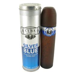 Cuba Silver Blue Cologne 3.3 oz Eau De Toilette Spray