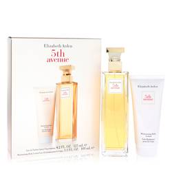 5th Avenue Perfume -- Gift Set - 4.2 oz Eau De Parfum Spray + 3.3 oz Body Lotion