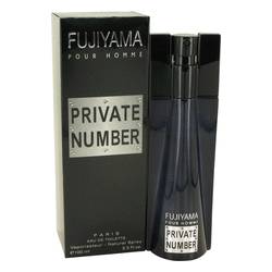 Fujiyama Private Number Cologne 3.3 oz Eau De Toilette Spray
