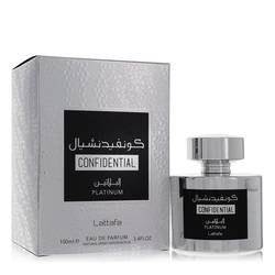 Lattafa Confidential Platinum Cologne 3.4 oz Eau De Parfum Spray (Unisex)