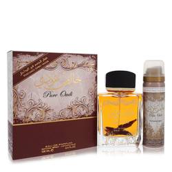 Lattafa Pure Oudi Perfume 3.4 oz Eau De Parfum Spray Plus 1.7 oz Deodorant