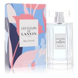 Les Fleurs De Lanvin Blue Orchid Perfume 3 oz Eau De Toilette Spray