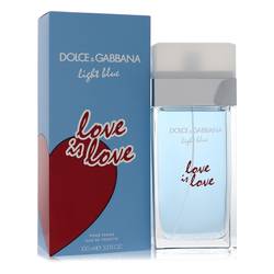 Light Blue Love Is Love Perfume 3.3 oz Eau De Toilette Spray