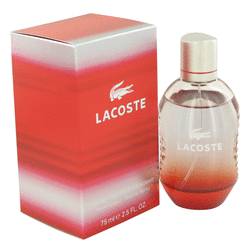 Lacoste Red Style In Play Cologne 2.5 oz Eau De Toilette Spray (New Packaging)