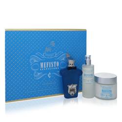 Mefisto Gentiluomo Cologne -- Gift Set - 3.4 oz Eau De Parfum Spray + 3.4 oz Deodorant Spray + 6.7 oz Shave and Post Shave Cream
