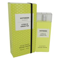 Notebook Citrus & Green Tea Perfume 3.4 oz Eau De Toilette Spray (Unisex)