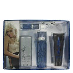 Paris Hilton Cologne -- Gift Set - 3.4 oz  Eau De Toilette Spray + 3 oz Body Wash + 2.75 oz Deodorant Stick + .25 Mini EDT Spray