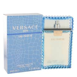 Versace Man Cologne 6.7 oz Eau Fraiche Eau De Toilette Spray (Blue)
