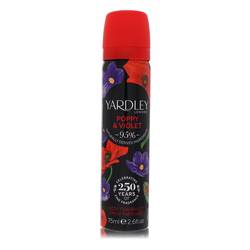 Yardley Poppy & Violet Perfume 2.6 oz Body Fragrance Spray