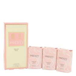 English Rose Yardley Perfume 3.5 oz 3 x 3.5 oz  Luxury Soap
